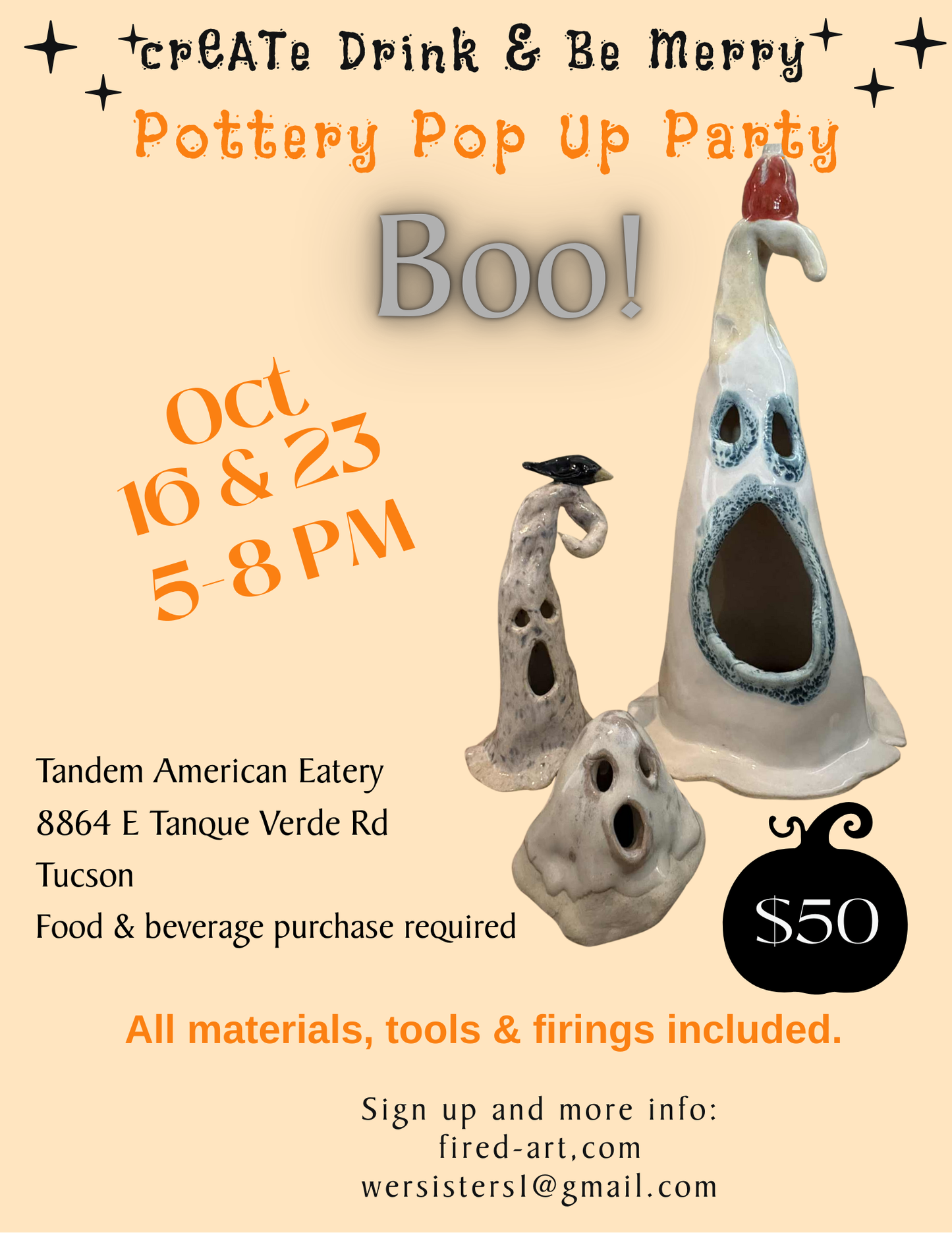 October Pop Up Pottery Party