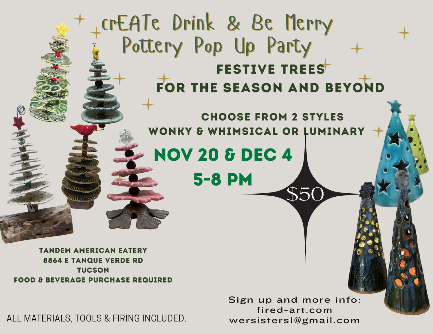 Nov & Dec Festive Tree Pop Up Party