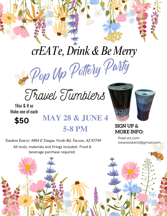 May/June Pop Up Pottery Party